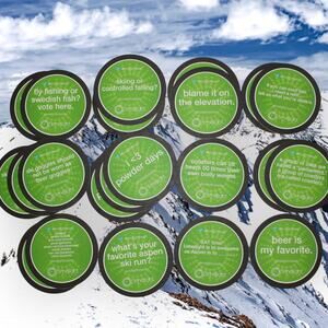 Set of 22 Coasters ASPEN COLORADO Limelight Hotel SkiHouse Winter